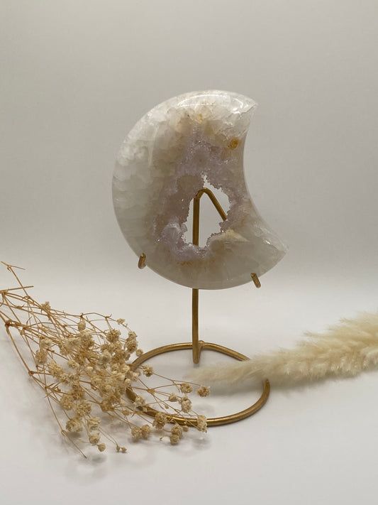 Achat Druzy Mond