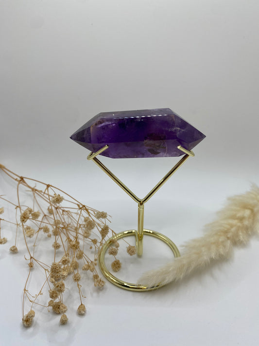Amethyst spitze mini Doppelender