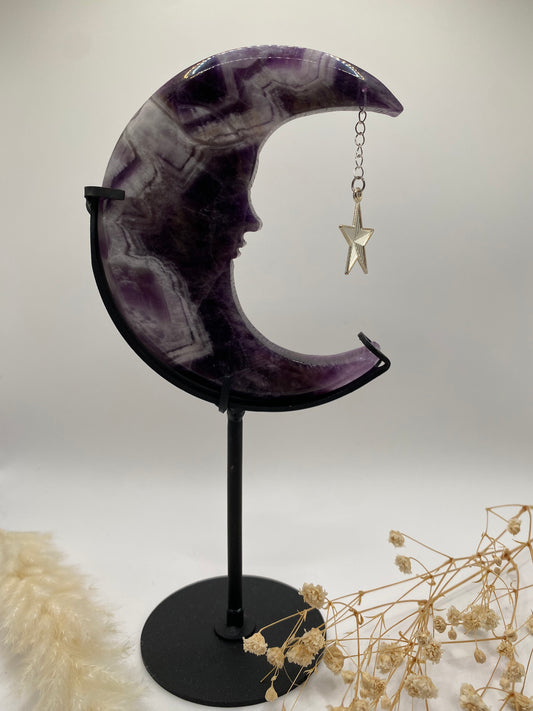 Dream Amethyst Mond auf Ständer